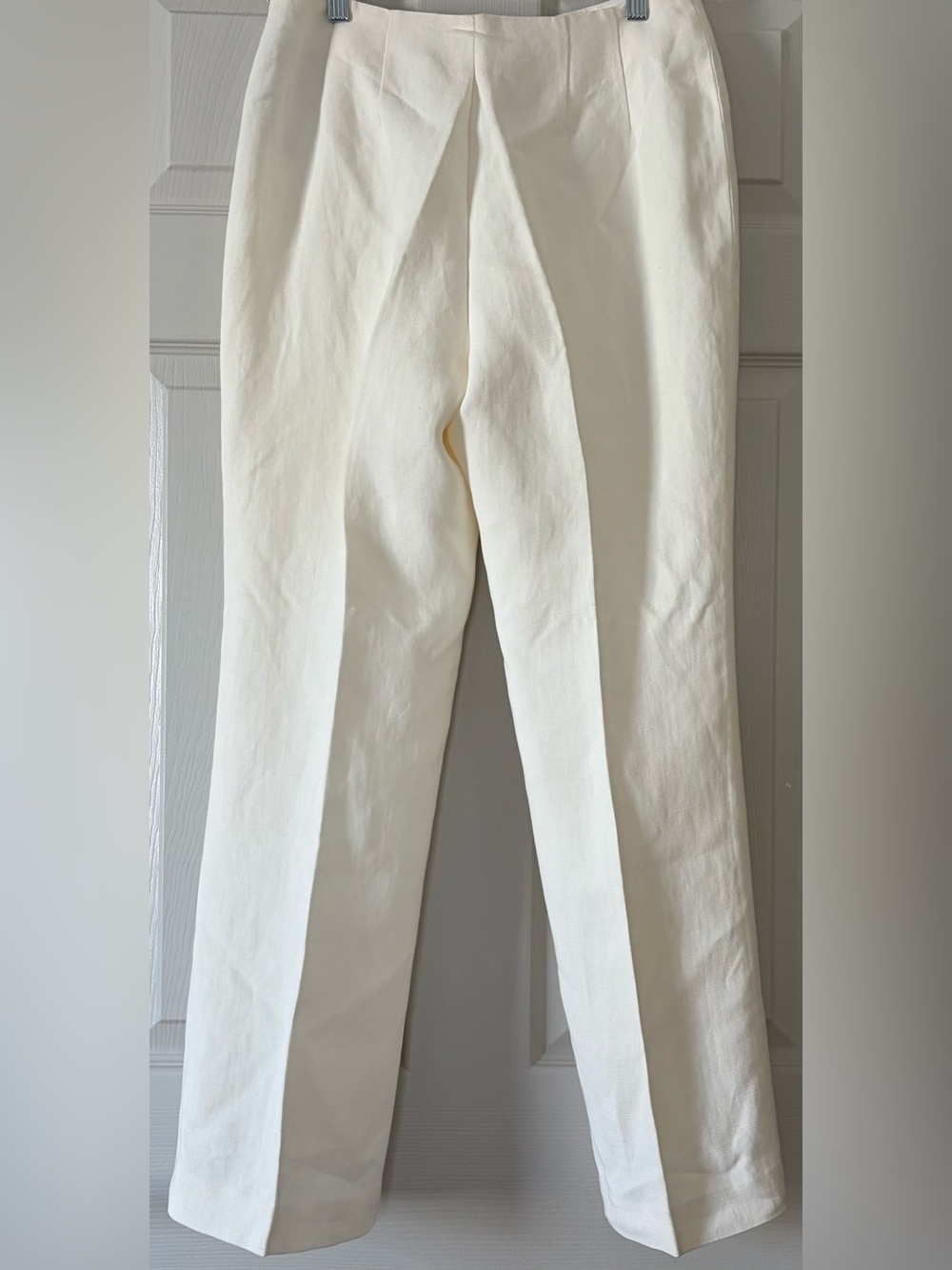 Dana Buchman dressy Cream Textured Pants - Picture 5 of 9